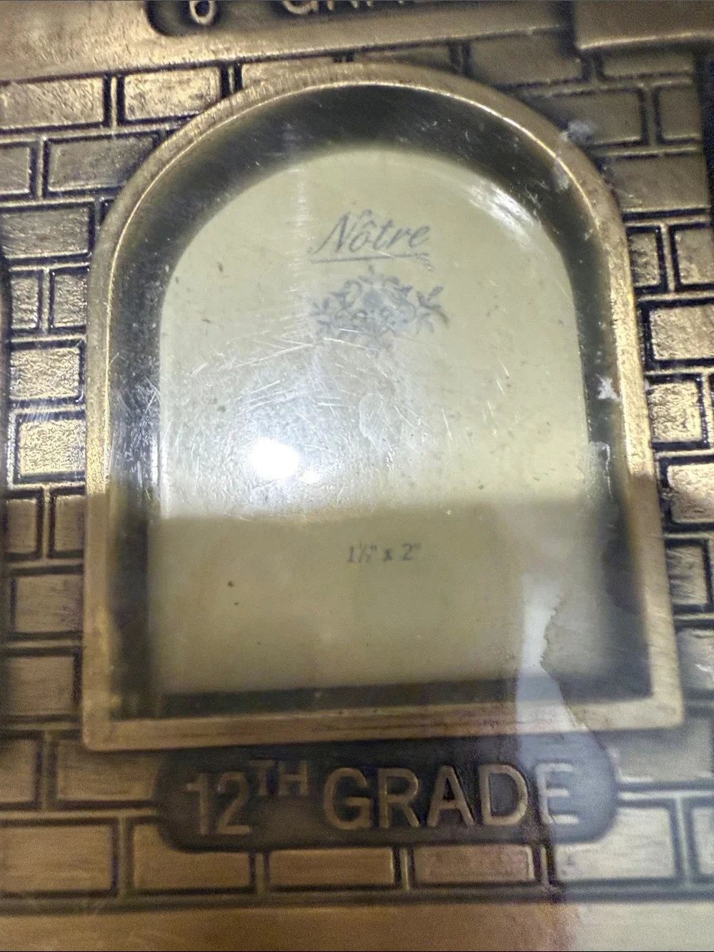 Vintage School House Picture Frame from 1st to 12th Grade